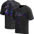 Custom #46 Black ATL Baseball Shirt Top