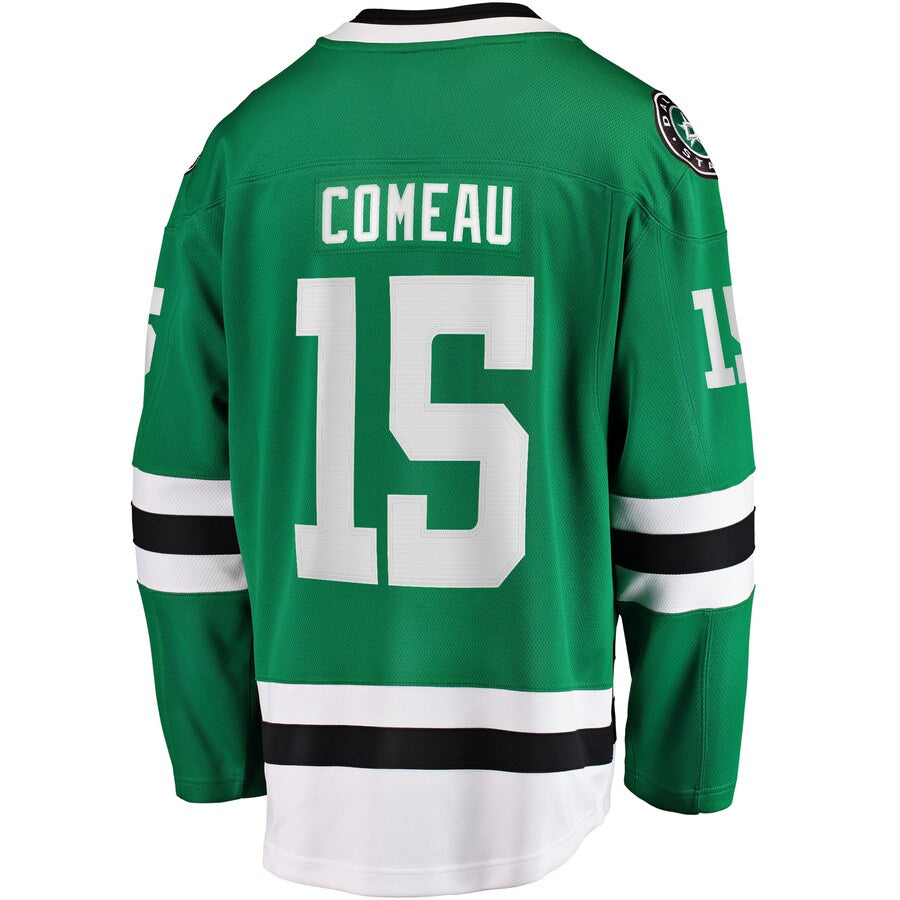 Custom #15 Green DAL Hockey Shirt Top