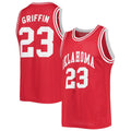 Custom #23 Crimson Retro Basketball Shirt Top