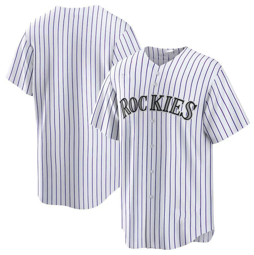 Custom White COL Baseball Shirt Top
