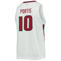 Custom #10 White Retro Basketball Shirt Top