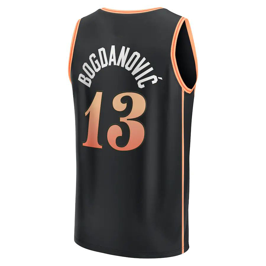 Custom #13 Black 2022 Basketball Shirt Top