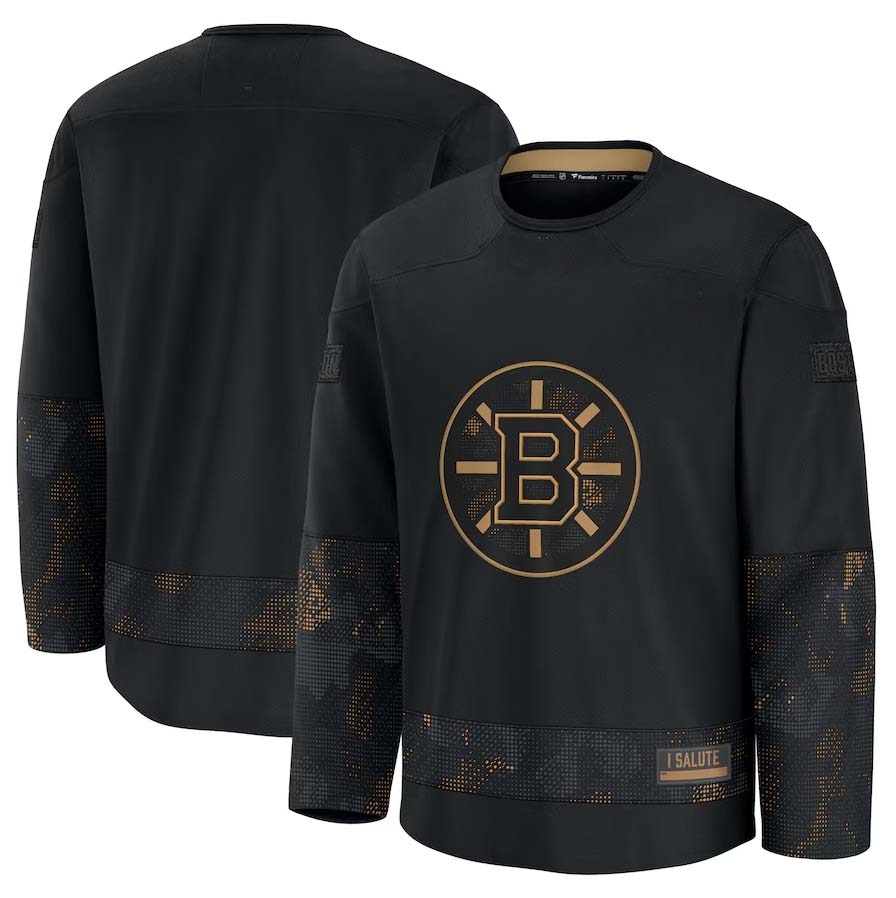 Custom Black 2024 BOS Hockey Shirt Top