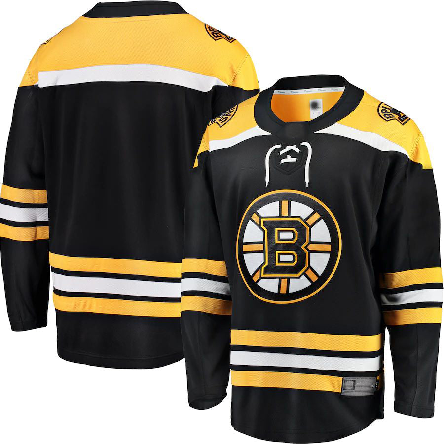 Custom Black BOS Hockey Shirt Top
