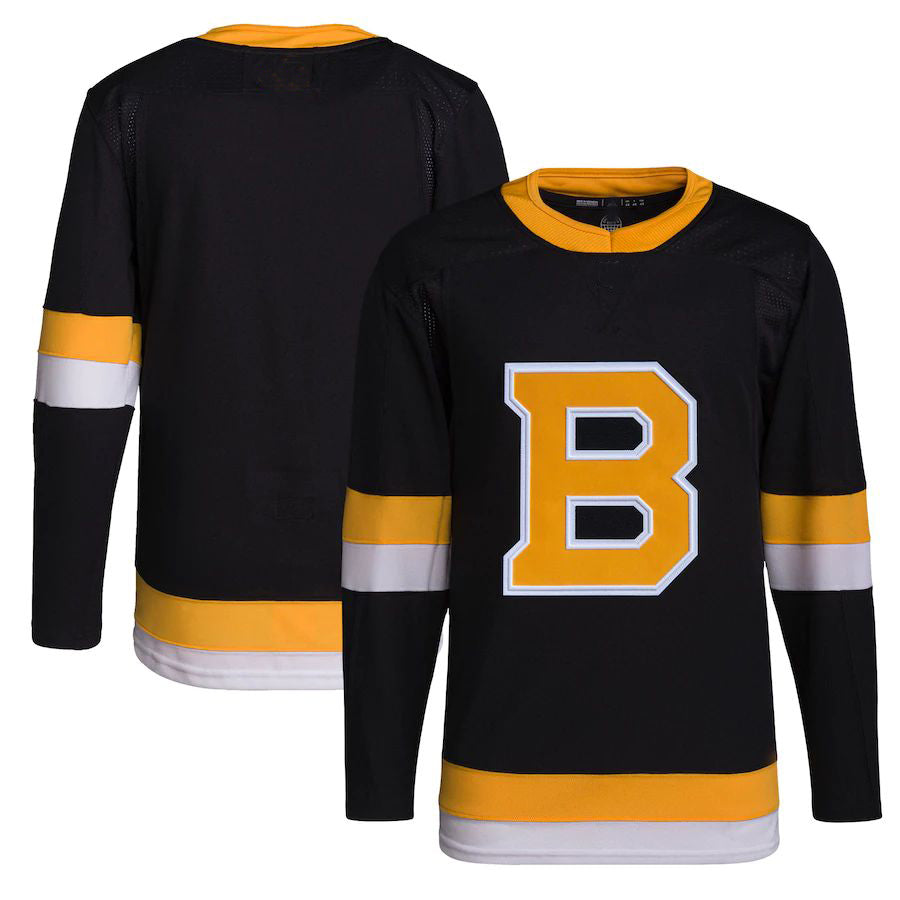 Custom Black BOS Hockey Shirt Top