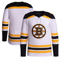 Custom White BOS Hockey Shirt Top