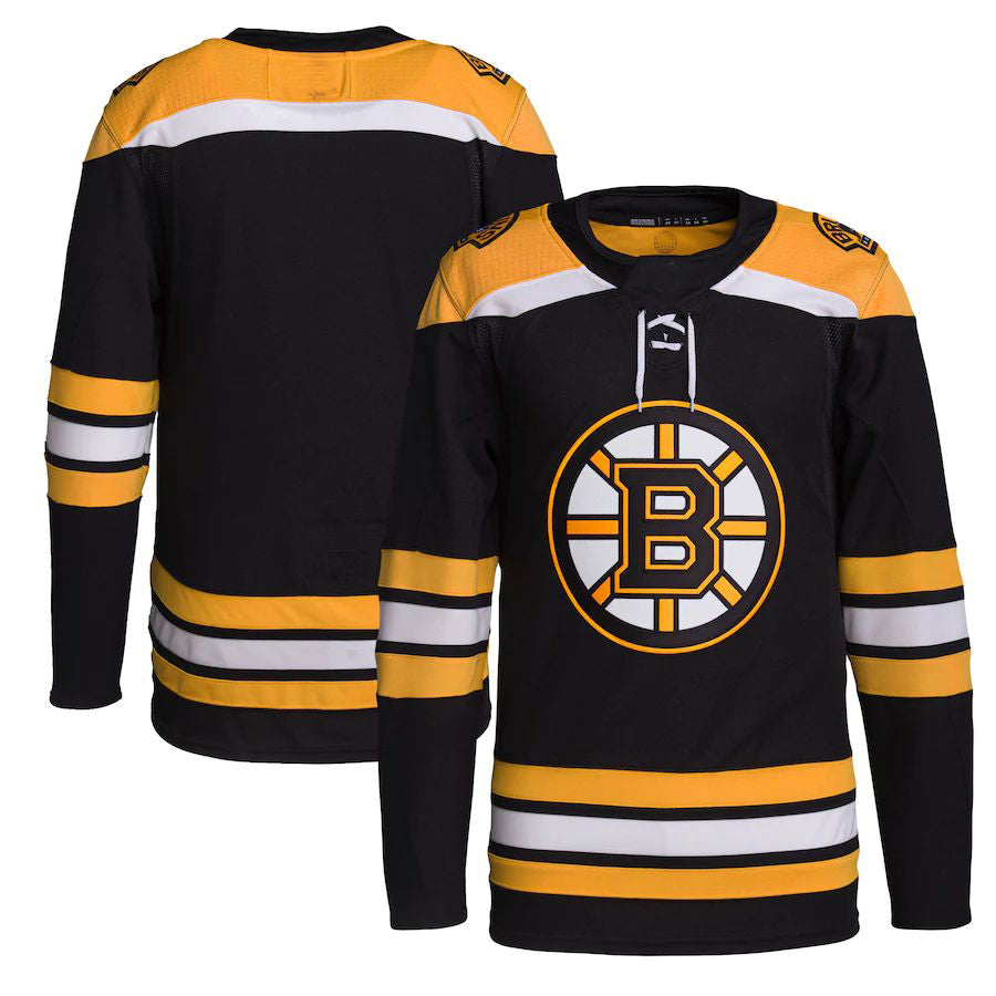 Custom Black BOS Hockey Shirt Top