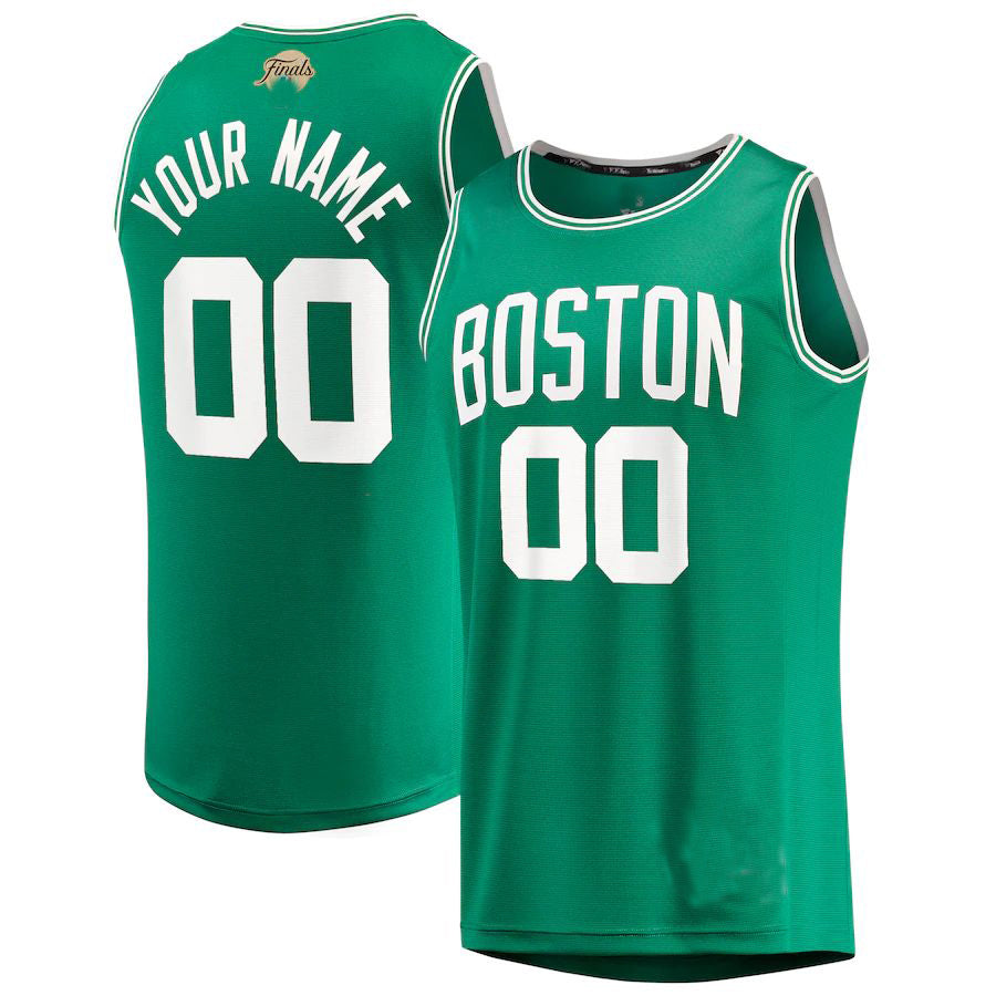Custom Green 2022 BOS Basketball Shirt Top