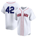 Custom #42 White 2024 Jackie Robinson Day BOS Baseball Shirt Top