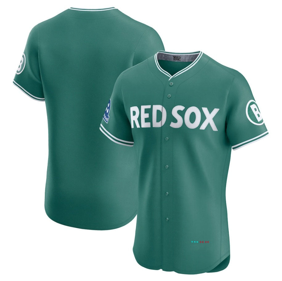 Custom Red 2025 City Connect BOS Baseball Shirt Top