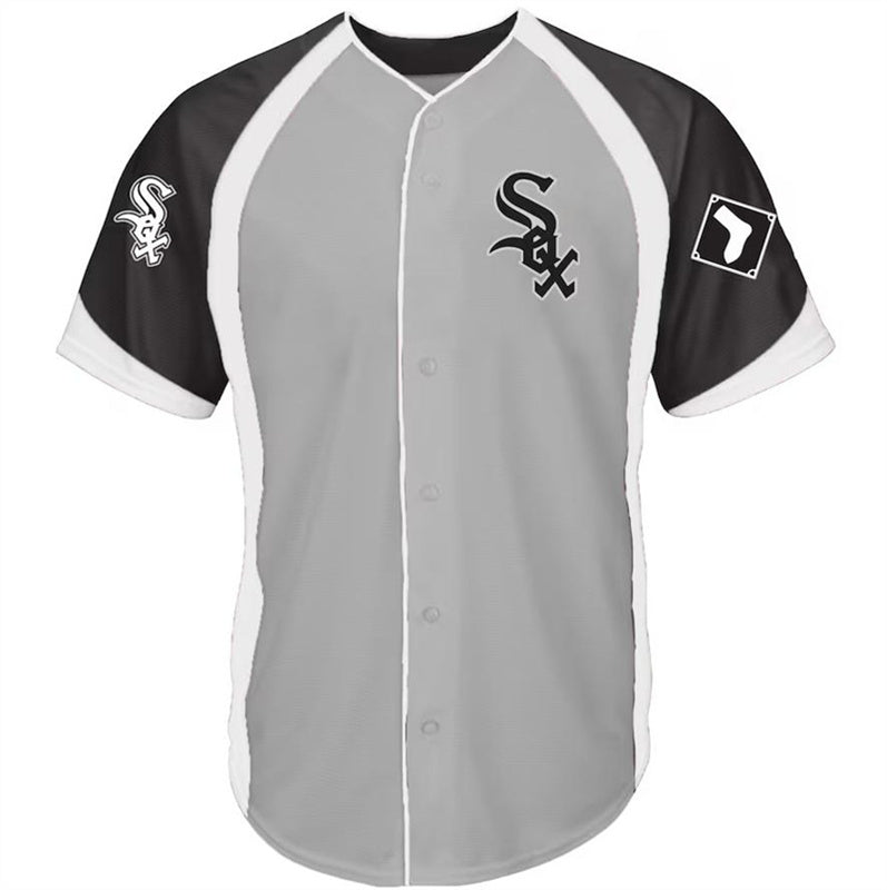 Custom Red BOS Baseball Shirt Top