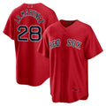 Custom #28 Red BOS Baseball Shirt Top