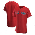 Custom Red BOS Baseball Shirt Top