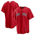 Custom Red BOS Baseball Shirt Top