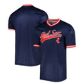 Custom Red BOS Baseball Shirt Top
