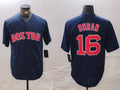 Custom #16 Red BOS Baseball Shirt Top