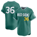 Custom #36 Red 2025 City Connect BOS Baseball Shirt Top