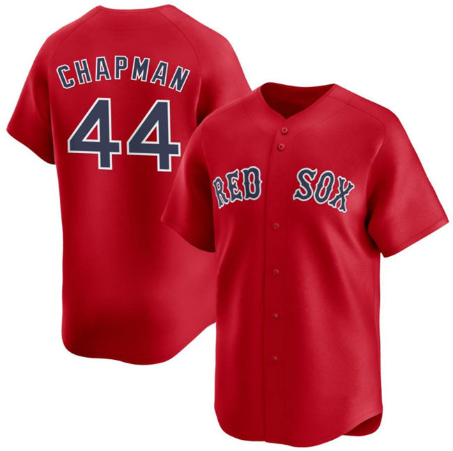Custom #44 Red 2025 BOS Baseball Shirt Top