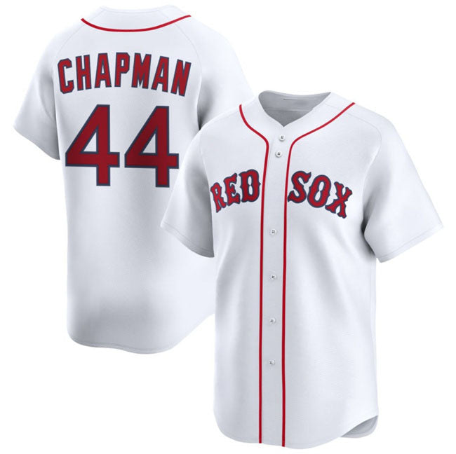 Custom #44 White 2025 BOS Baseball Shirt Top