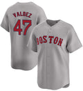 Custom #47 Red BOS Baseball Shirt Top