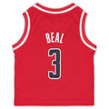 Custom #3 Red WAS Basketball Shirt Top
