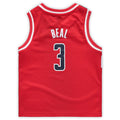 Custom #3 Red WAS Basketball Shirt Top