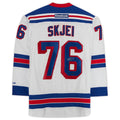 Custom #76 White Hockey Shirt Top