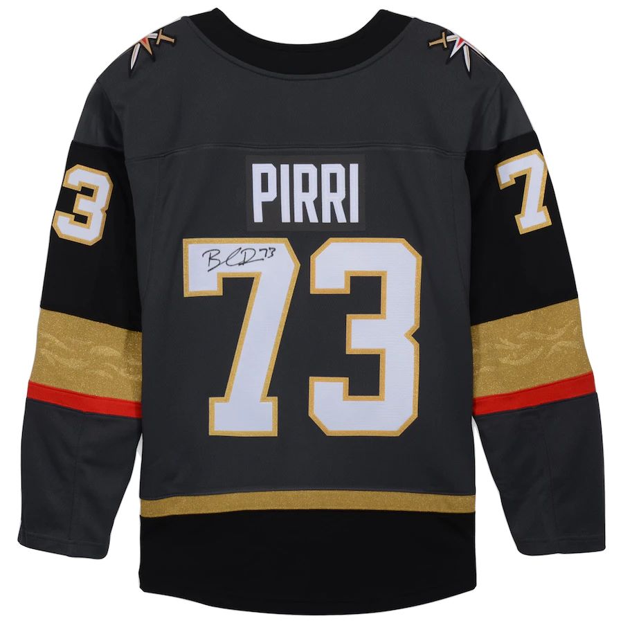 Custom #73 Black VGK Hockey Shirt Top