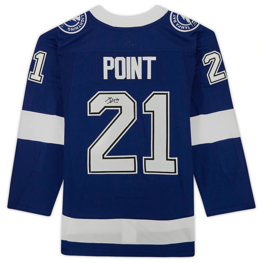 Custom #21 Blue 2021 Stanley Cup TBL Hockey Shirt Top