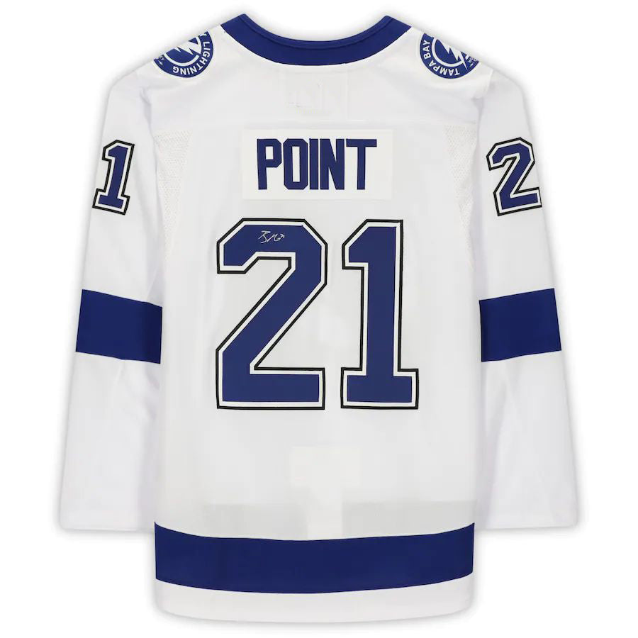 Custom #21 White 2020 Stanley Cup TBL Hockey Shirt Top