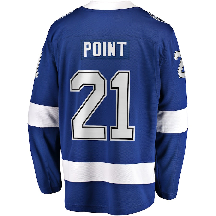 Custom #21 Blue TBL Hockey Shirt Top