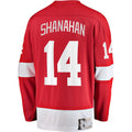 Custom #14 Red DET Hockey Shirt Top