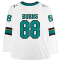 Custom #88 White SJS Hockey Shirt Top
