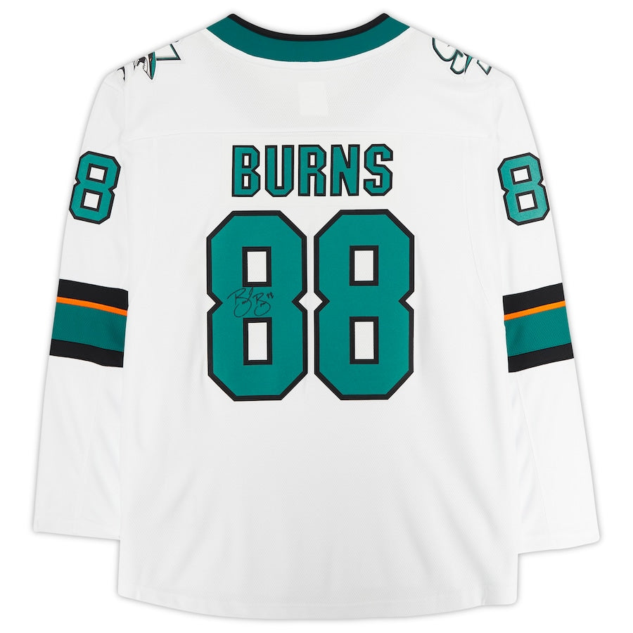 Custom #88 White SJS Hockey Shirt Top