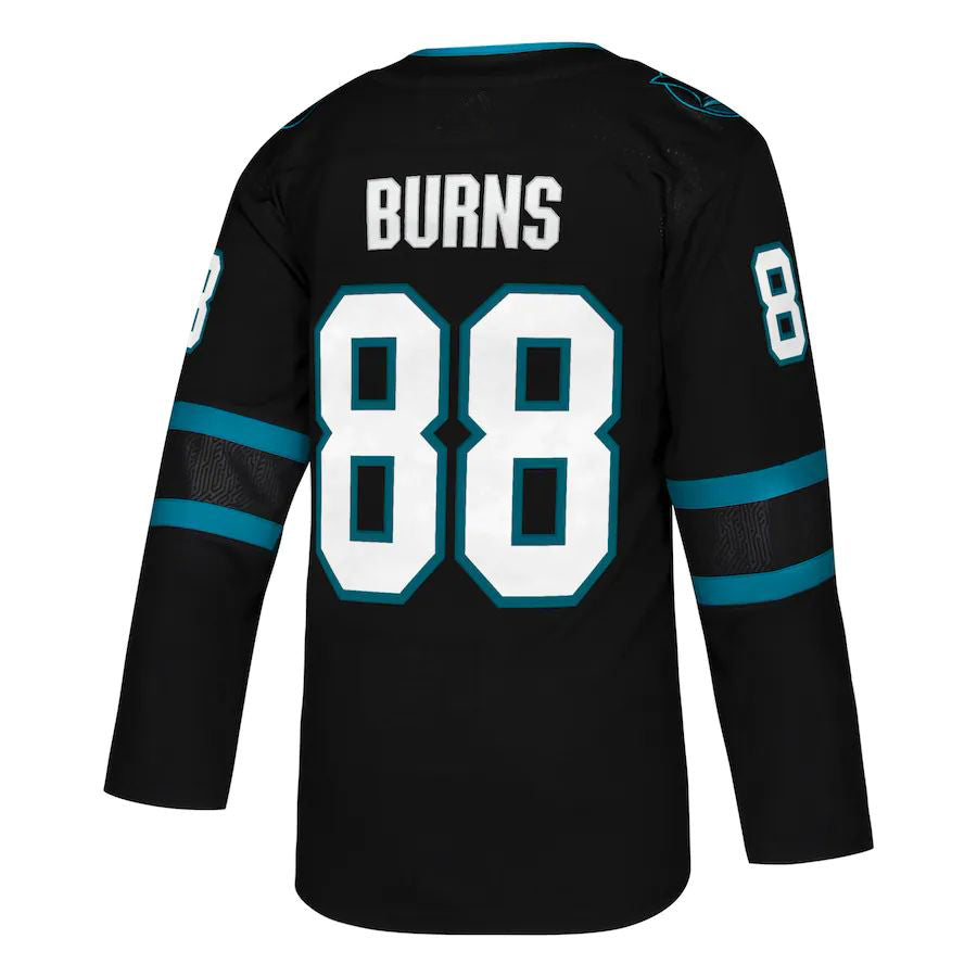 Custom #88 Black SJS Hockey Shirt Top