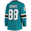 Custom #88 Teal SJS Hockey Shirt Top