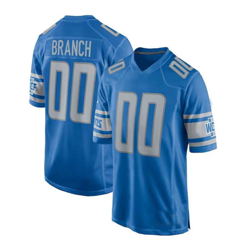 Custom #00 2023 DET Football Shirt Top