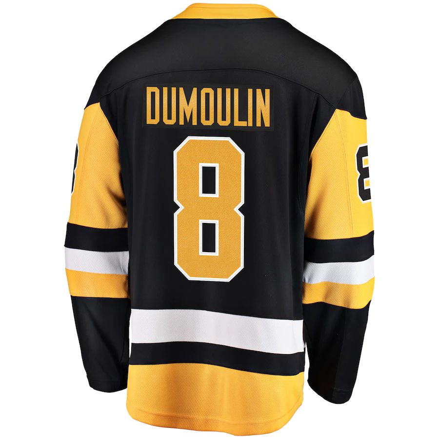 Custom #8 Black PIT Hockey Shirt Top