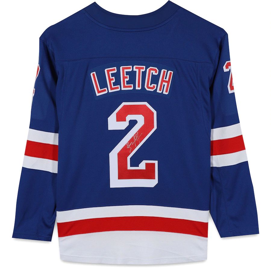 Custom #2 Blue Hockey Shirt Top