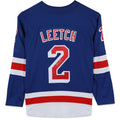 Custom #2 Blue Hockey Shirt Top