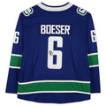 Custom #6 Blue VAN Hockey Shirt Top