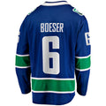 Custom #6 Blue VAN Hockey Shirt Top