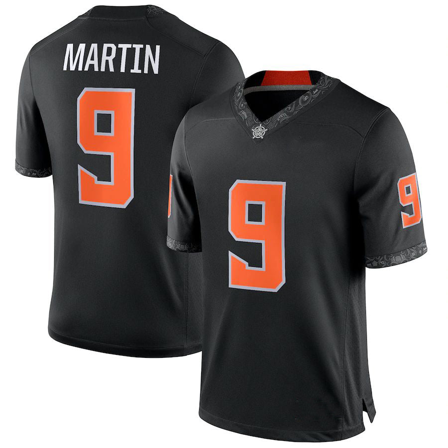 Custom #9 Black DAL Football Shirt Top