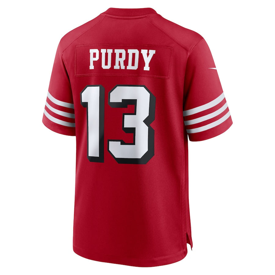 Custom #13 Scarlet SF Football Shirt Top