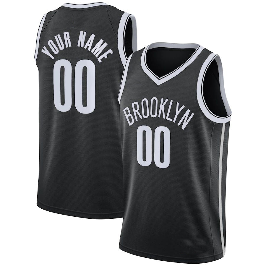 Custom #21 Black 2020 BKN Basketball Shirt Top