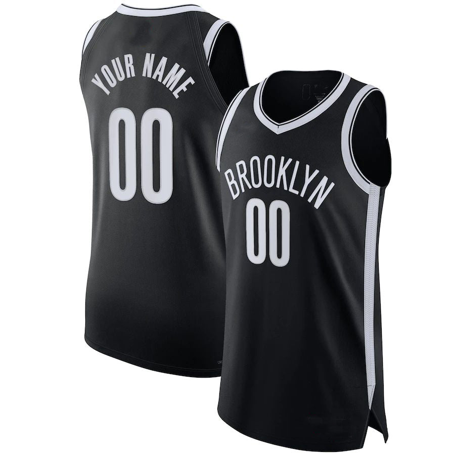 Custom #22 Black 2021 BKN Basketball Shirt Top