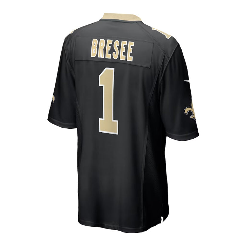 Custom #1 Black 2023 NO Football Shirt Top