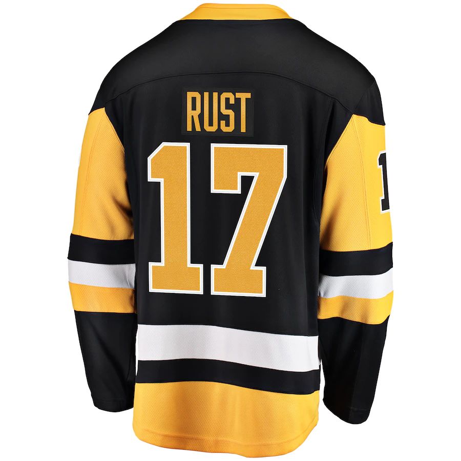 Custom #17 Black PIT Hockey Shirt Top