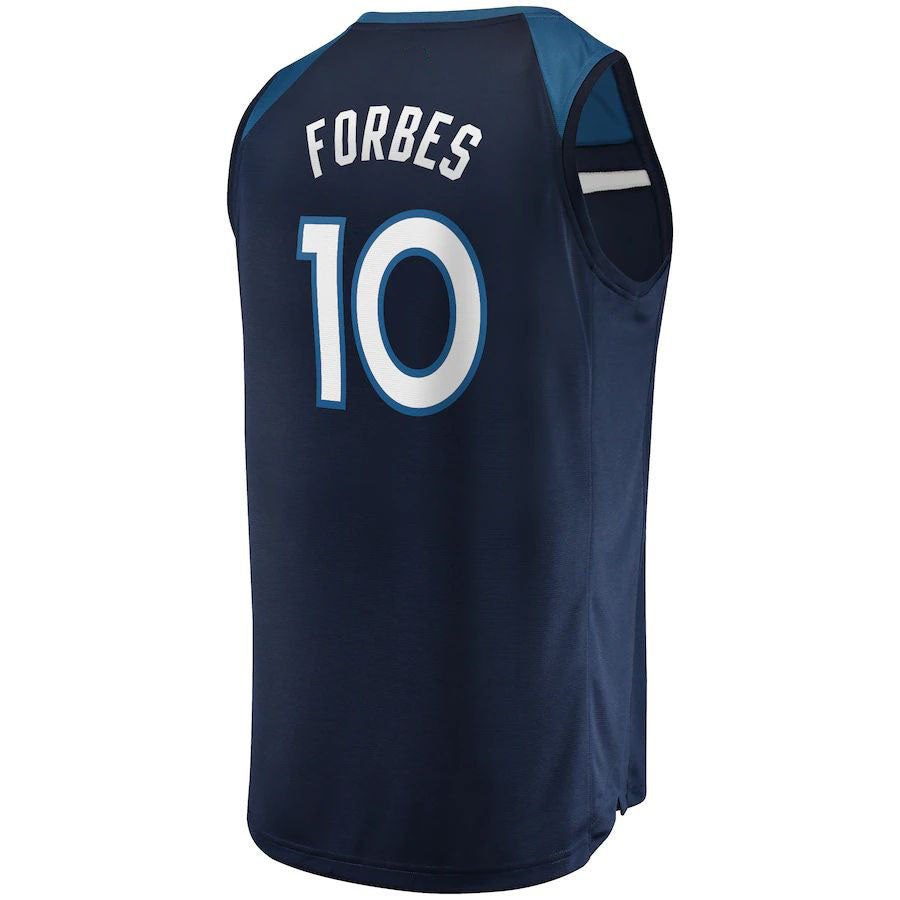 Custom #10 Navy MIN Basketball Shirt Top