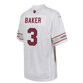 Custom #3 White Football Shirt Top